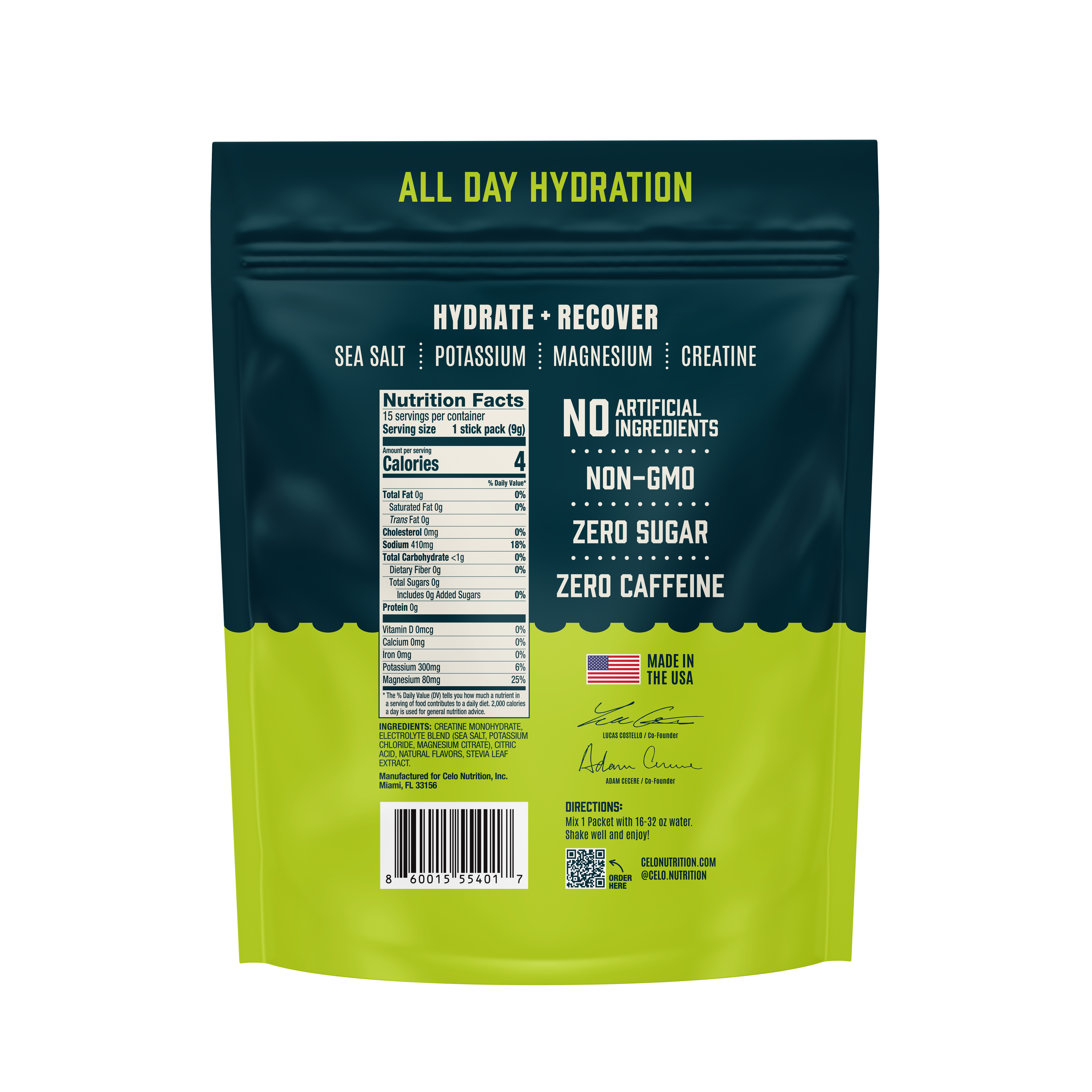 Electrolytes + Creatine (Lemon Lime)